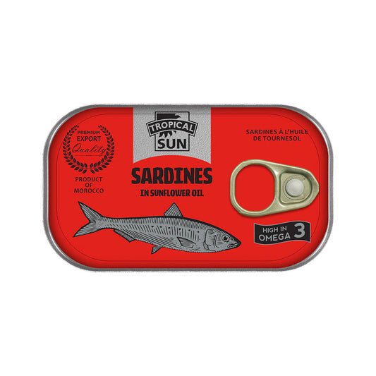 Tropical Sun Sardines in Sunflower Oil 125g